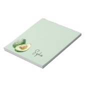 Groene Avocado   Notitieblok (Linkerzijde)