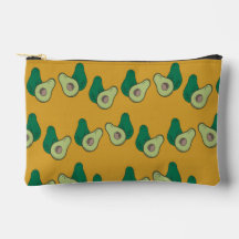 Groene avocado op bruin