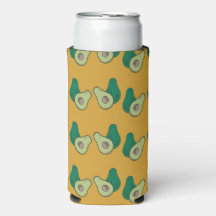 Groene avocado op bruin