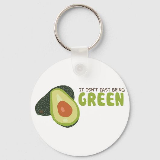 Groene Avocado Sleutelhanger (Voorkant)