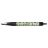 Groene avocado's en bladeren pen (Voorkant)