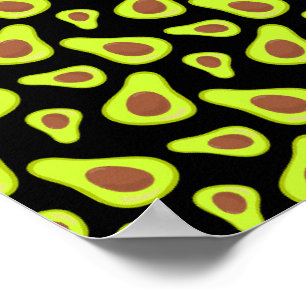 Groene Avocados Vegetable Lover Veggie Healthy Foo Poster