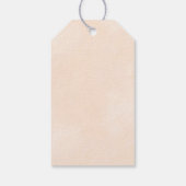 Groene avocado's Waterverf patroon dank u Cadeaulabel (Achterkant)