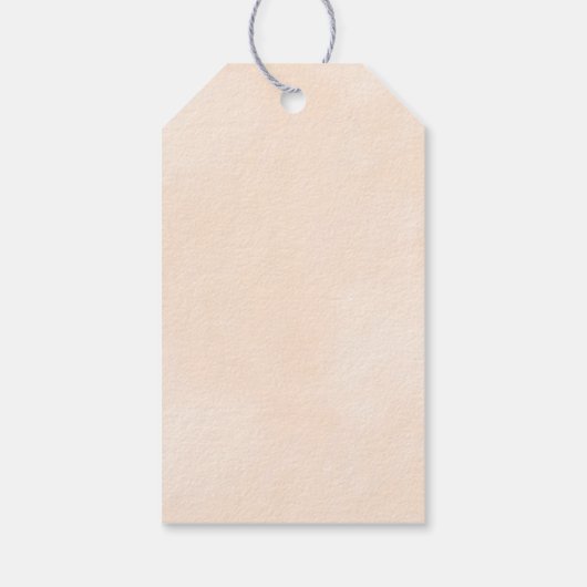 Groene avocado's Waterverf patroon dank u Cadeaulabel (Achterkant)