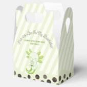 Groene Axolotl Bubble Boba Thee Par-tea Verjaardag Bedankdoosjes (Geopend)