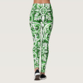 Groene Azulejo Dolce Leggings Mediterrane Charm (Achterkant)