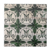  groene azulejo tegeltje (Voorkant)