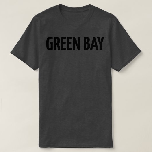Groene baai 1 t-shirt (Design voorkant)