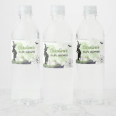 Groene Baby Brewing Witch Baby shower Waterfles Etiket (Flessen)