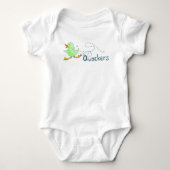 Groene baby eend quackers top (Voorkant)
