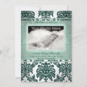  groene baby foto aankondiging (Voorkant)