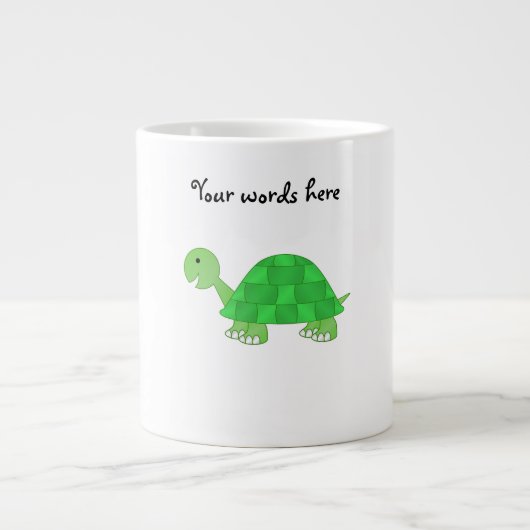 groene baby grote koffiekop (Voorkant)