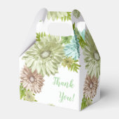 Groene Baby In Bloom Brunch Shower Bedankt Bedankdoosjes (Voorkant Zijde)