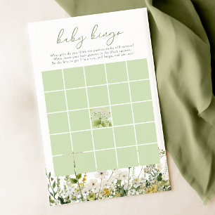 Groene Baby in Bloom Wildflower Baby Bingogame