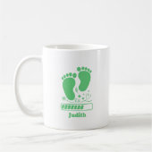 Groene baby laden koffiemok (Links)