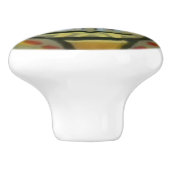 Groene Baby schroeflade Deurkknop Kinder Keramische Knop (Zijkant)