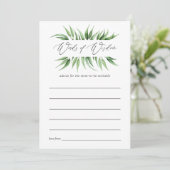 Groene Baby Shower Advies voor Moeders (Staand voorkant)