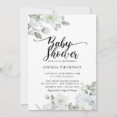 Groene baby shower uitnodigingen (Voorkant)