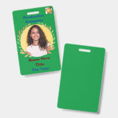 Groene Badge (Voor- en achterkant)