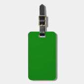 Groene bagagelabel (Voorkant verticaal)