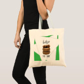 Groene bak mijn dag tote bag (Voorkant (product))