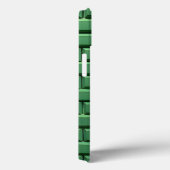 Groene baksteenpatroon iPhone hoesje Cool ontwerp (Achterkant / Rechts)