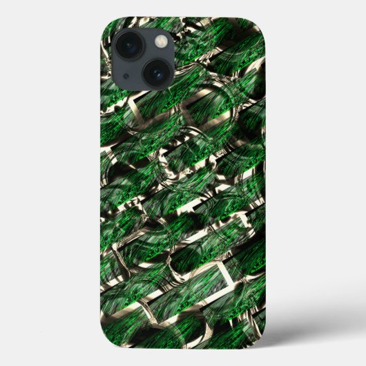 Groene bakstenen effect en donkerste bubbels? Case-Mate iPhone case (Achterkant)