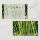 Groene Bamboe Aziatisch Visitekaartje (Voorkant / Achterkant)