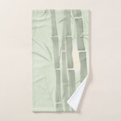 Groene bamboe bad handdoek (Handdoek)