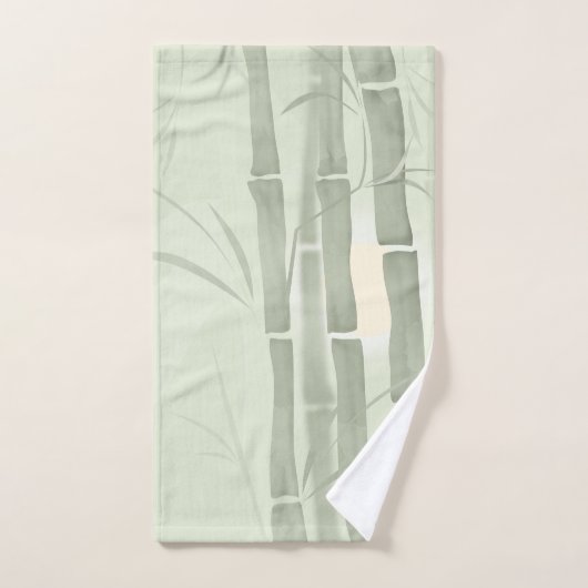 Groene bamboe bad handdoek (Handdoek)