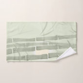 Groene bamboe bad handdoek (Handdoek)