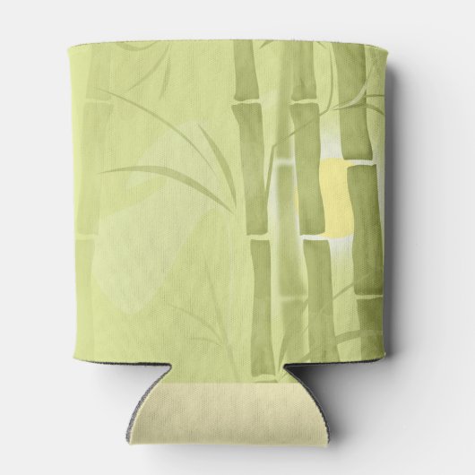 Groene bamboe blikjeskoeler (Achterkant)