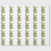 Groene bamboe geïsoleerd op witte achtergrond cadeaupapier (Vlak)