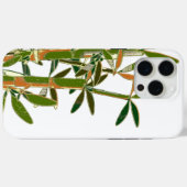 Groene bamboe geïsoleerd op witte achtergrond Case-Mate iPhone case (Achterkant (horizontaal))
