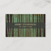 Groene Bamboe Holistic Therapist Healer Visitekaartje (Voorkant)