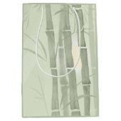 Groene bamboe medium cadeauzakje (Voorkant)