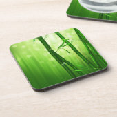 Groene bamboe met Bleke lampjes achterin Onderzetter (Linkerzijde)