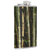 Groene Bamboe Met Thaise Gravures Heupfles (Rechts)