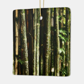 Groene Bamboe Met Thaise Gravures Keramisch Ornament (Links)