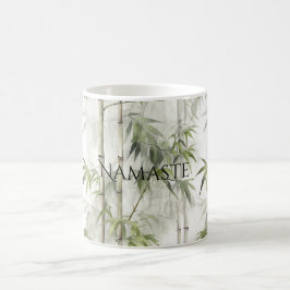 Groene Bamboe Mindfulness Yoga Koffiemok