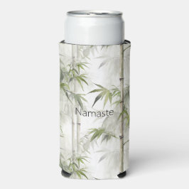 Groene Bamboe Mindfulness Yoga Seltzer Blikjeskoeler