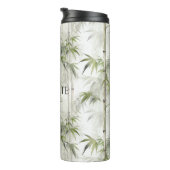 Groene Bamboe Mindfulness Yoga Thermosbeker (Geroteerd rechts)