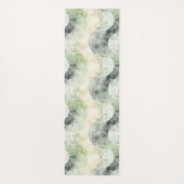 Groene Bamboe Mindfulness Yogamat (Achterkant)