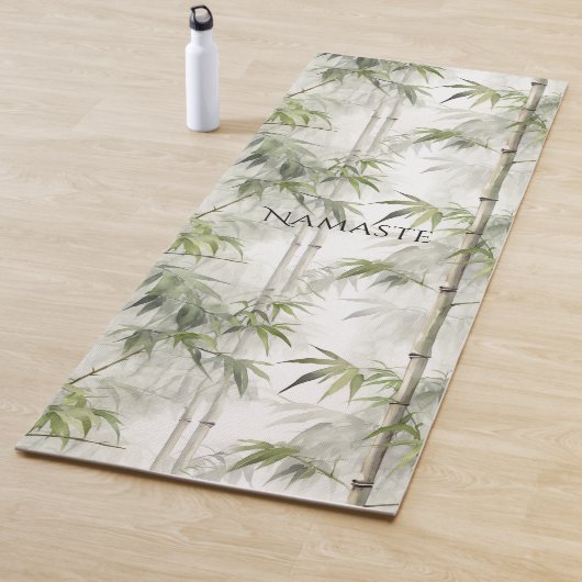 Groene Bamboe Mindfulness Yogamat (In situ)