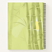 Groene bamboe notitieboek (Achterkant)