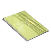 Groene bamboe notitieboek (Rechterzijde)