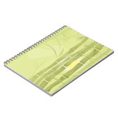 Groene bamboe notitieboek (Linkerzijde)