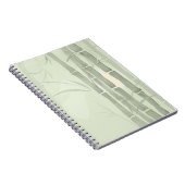 Groene bamboe notitieboek (Rechterzijde)