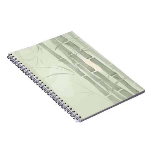 Groene bamboe notitieboek (Rechterzijde)