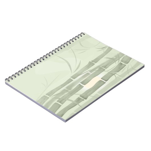 Groene bamboe notitieboek (Linkerzijde)